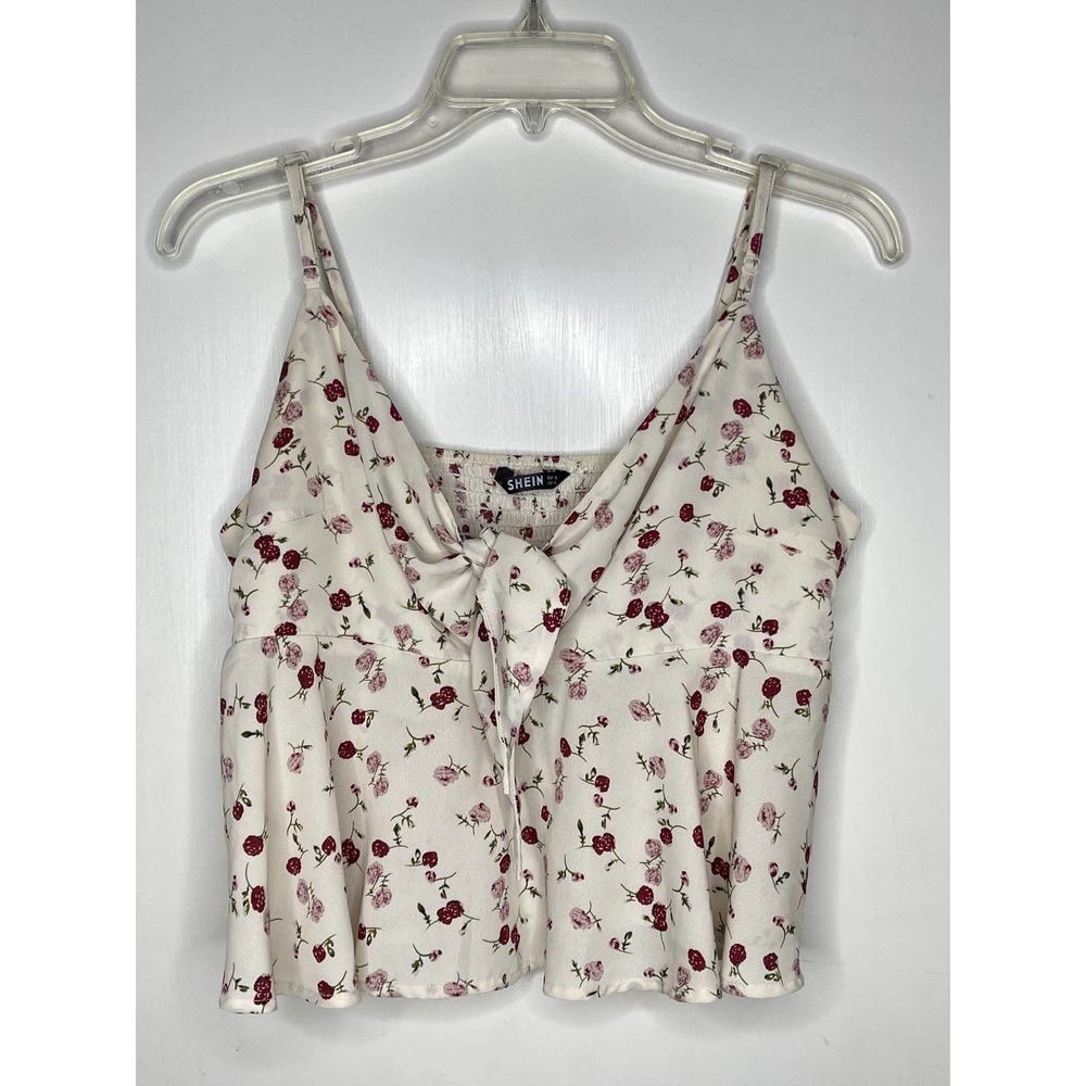 Plus size tie bust blouse tank